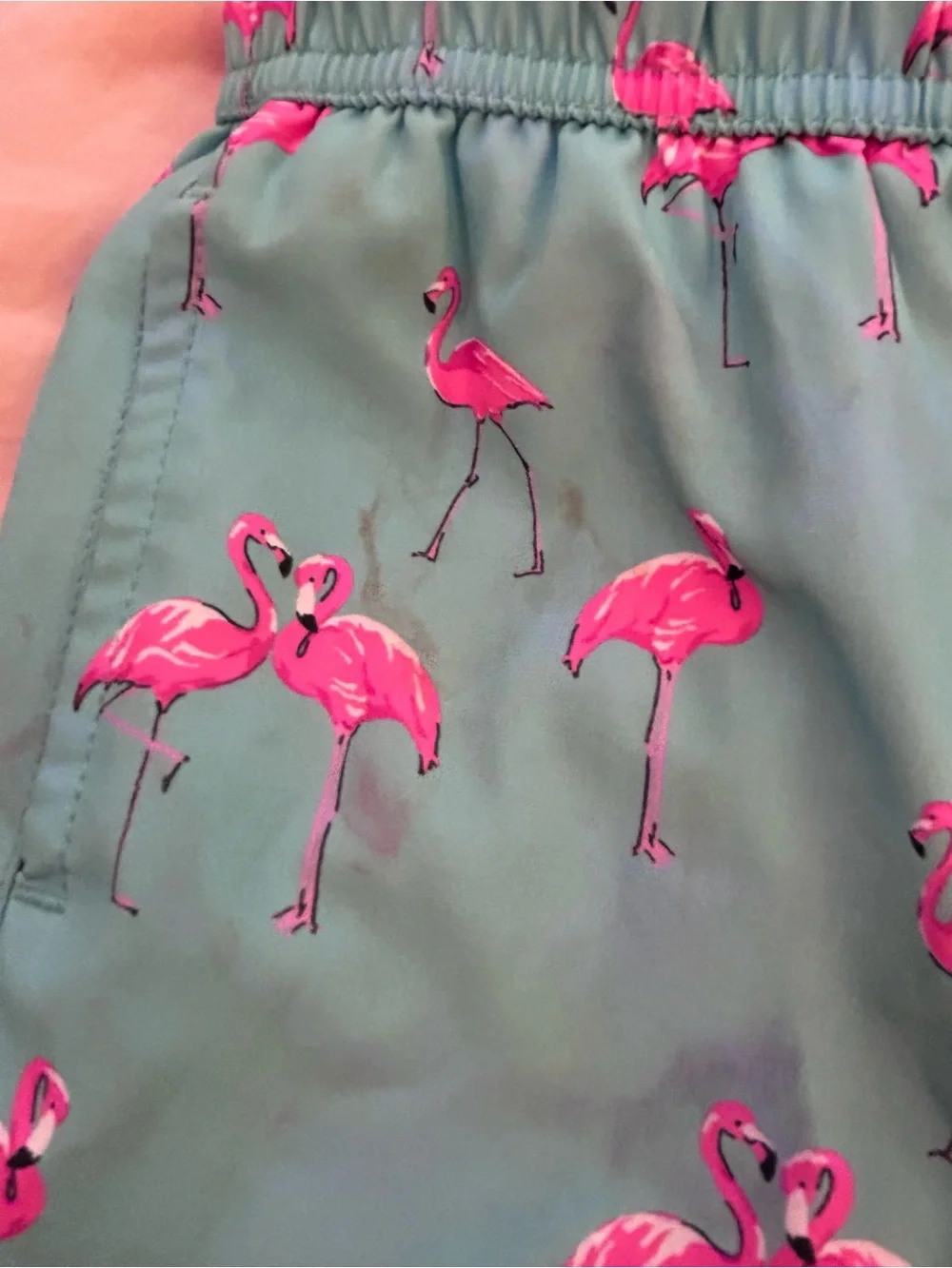 Flamingo Swim Trunks Sz 4